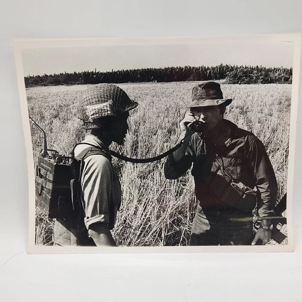 Vietnam War US Navy Junk Boat &‎ Field Radio Patrol Photos Lot 2 Original 8x10